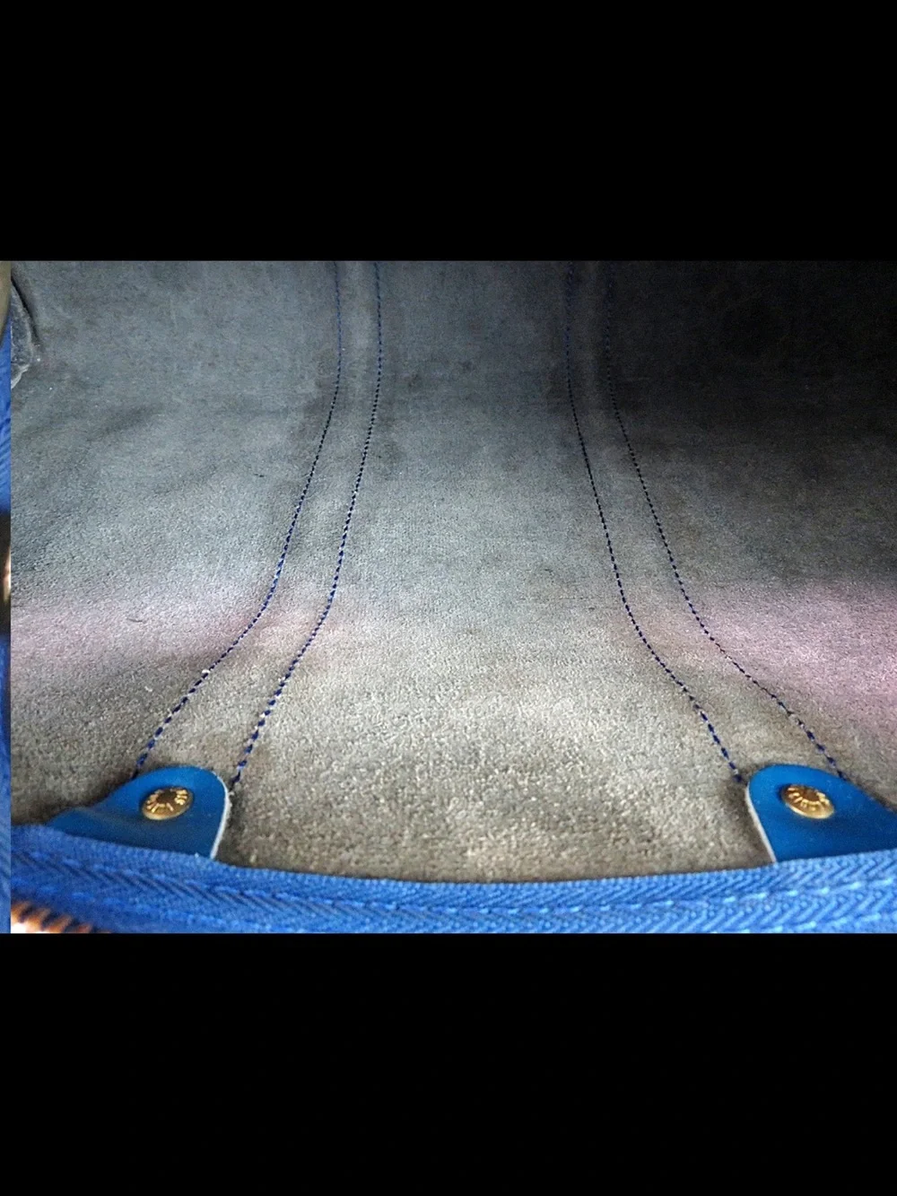 Louis Vuitton Blue Epi Leather Keepall Duffel